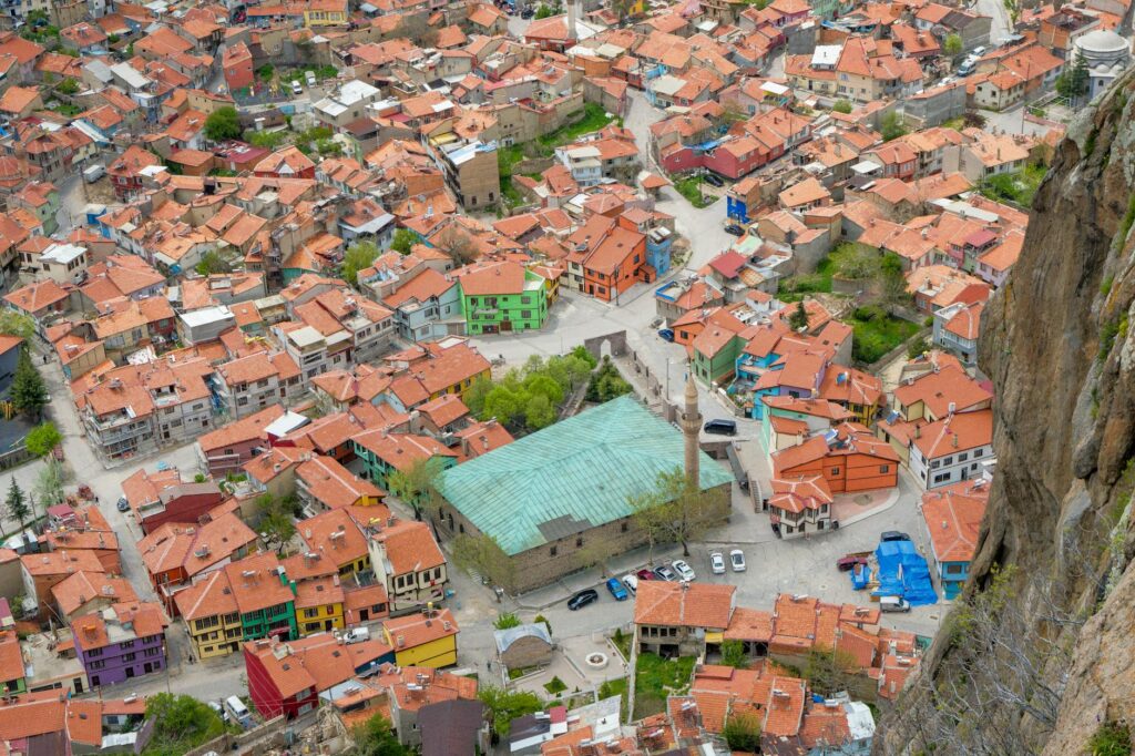 Messonde town landscape
