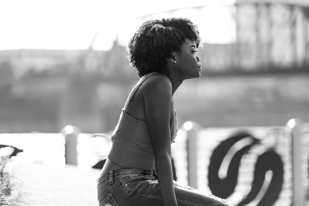 african american author writing