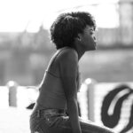 african american author writing