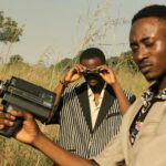 african film poster montage