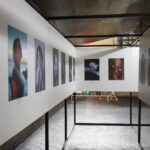 art exhibition crowd