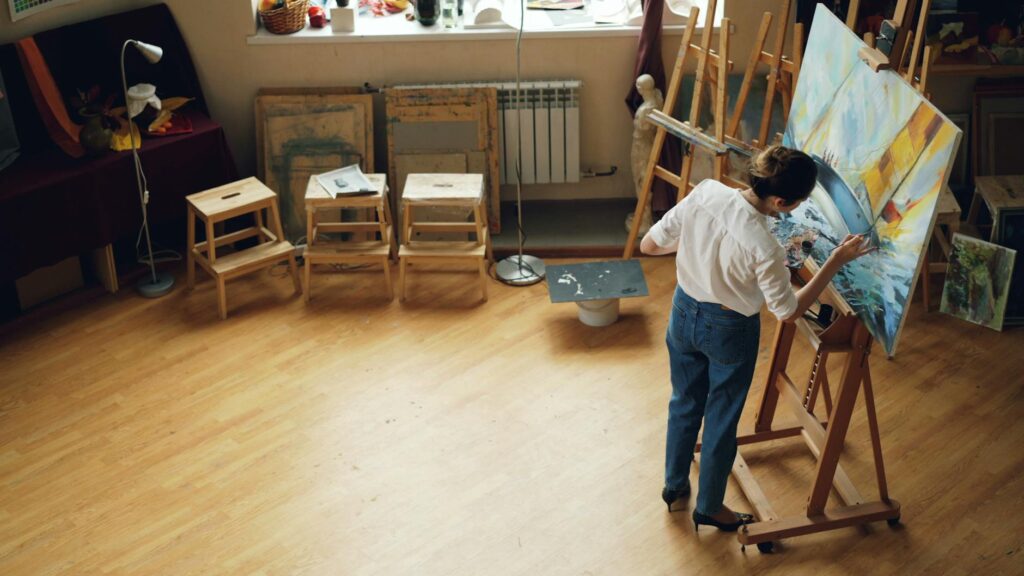 artist studio organization