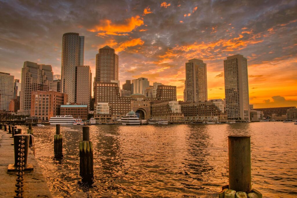 Boston Seaport skyline