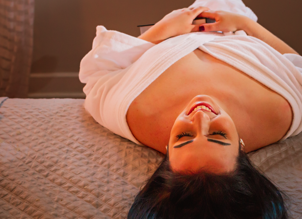 celebrity relaxing day off