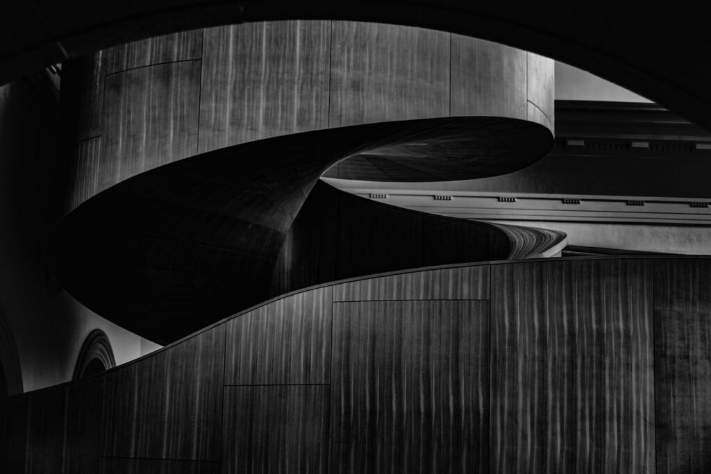 contemporary art gallery interior