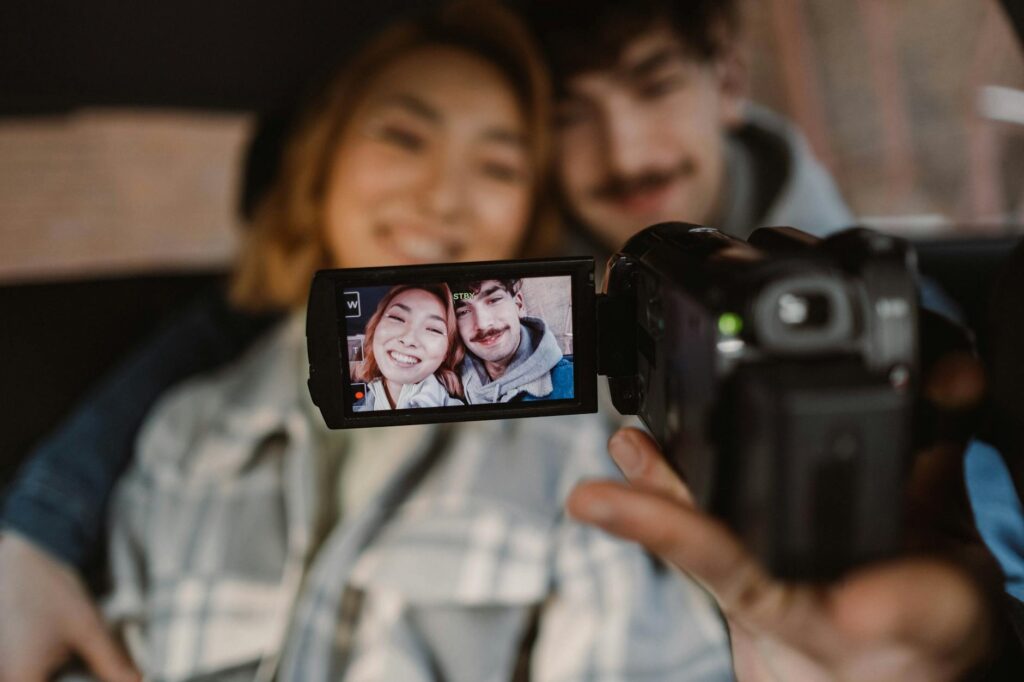 couple video call long distance