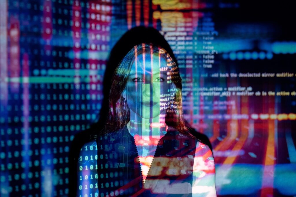 AI data analysis concept