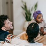 diverse family discussing finances