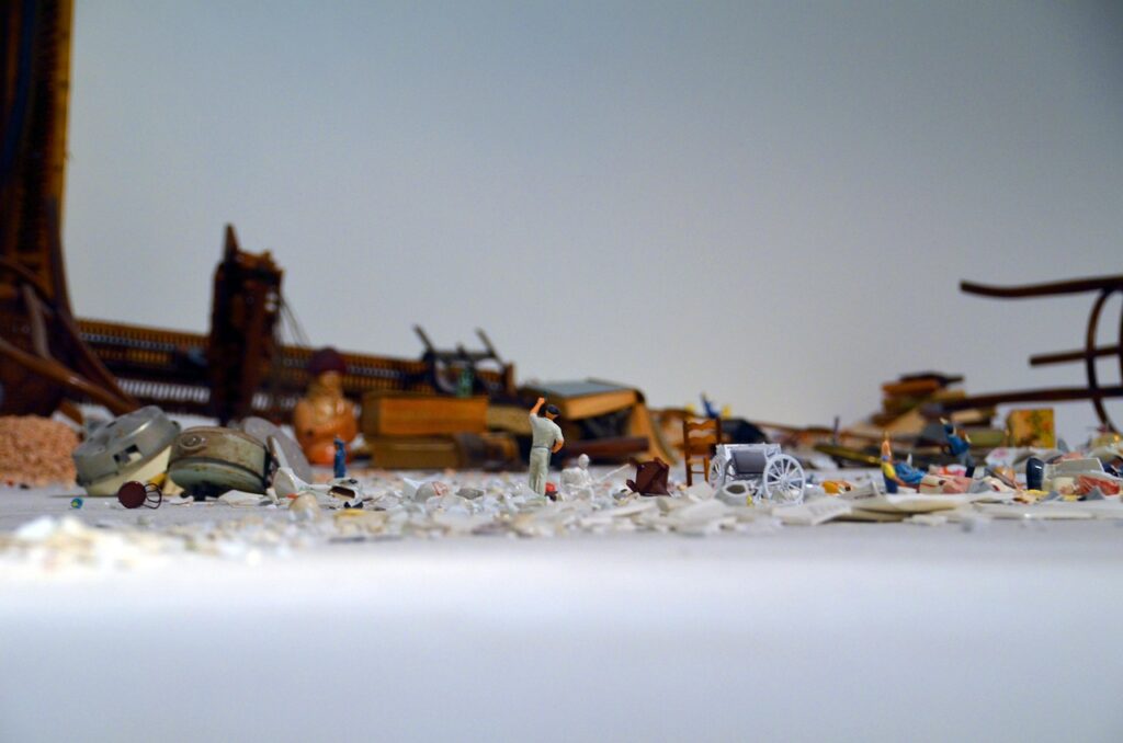 ephemeral art installation