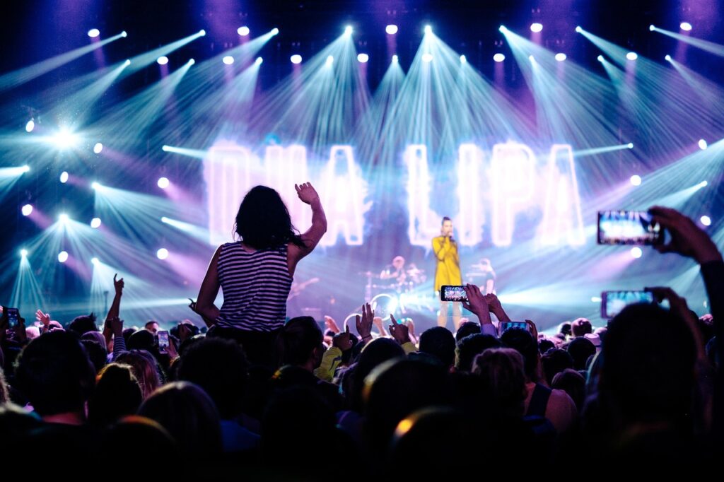 Freddie Mercury stage
