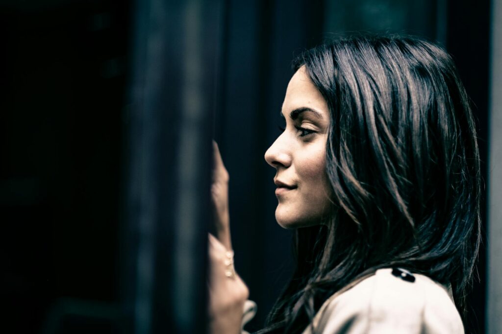 Katie Holmes smiling