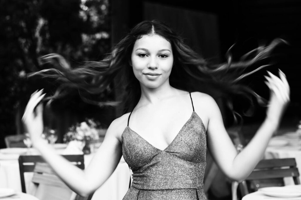 modern celebrity paparazzi shot