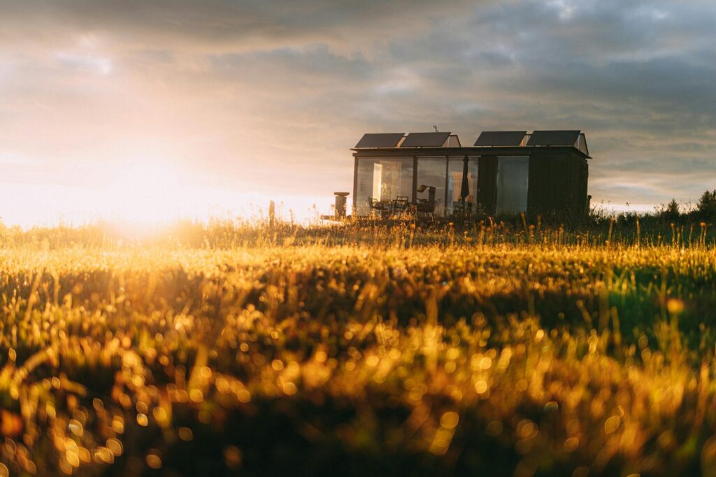 off grid cabin celebrity