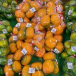 persimmon fruit display