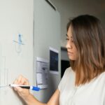 person brainstorming ideas