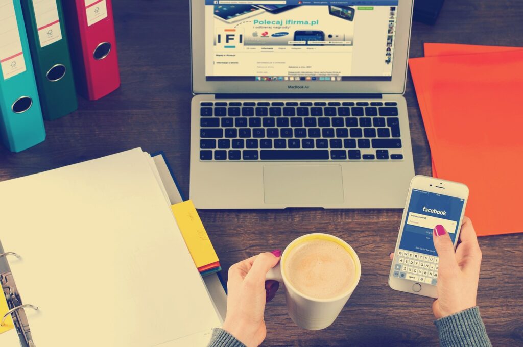 person working diligently at desk