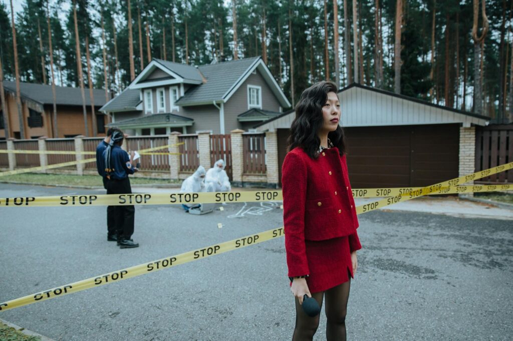 90s crime scene