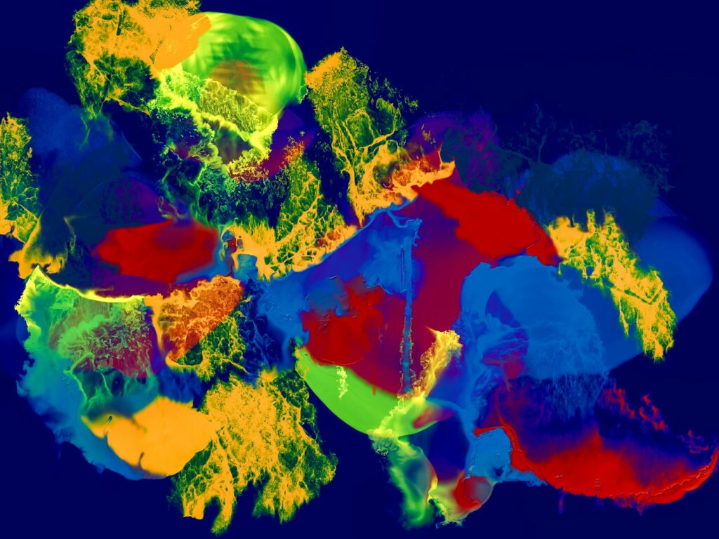 abstract colorful art design