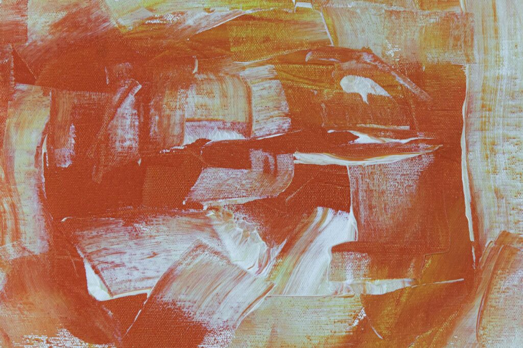 abstract painting with vibrant colors