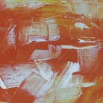 abstract painting with vibrant colors
