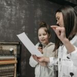 actor practicing vocalization
