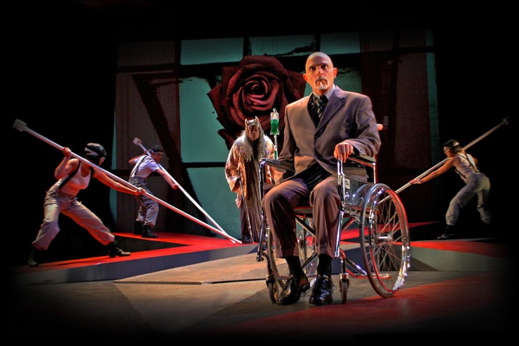 actor on stage and screen