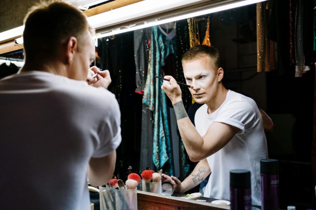 actor transforming character