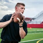 athlete receiving sports injury treatment