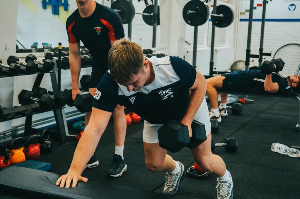 athlete training session
