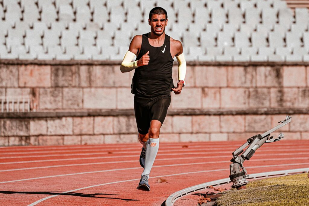 athlete undergoing advanced rehab