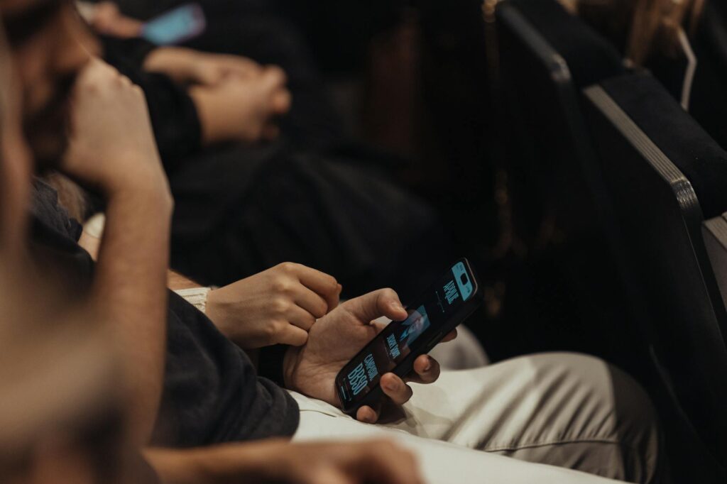 audience interacting with actors