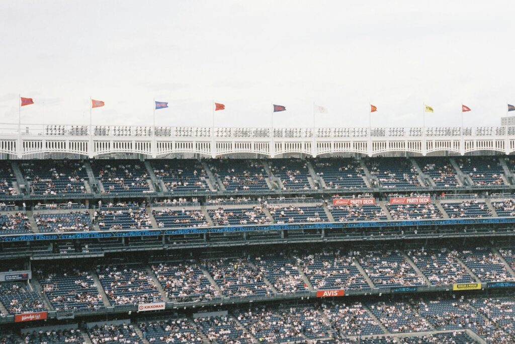 baseball stadium crowd cheering