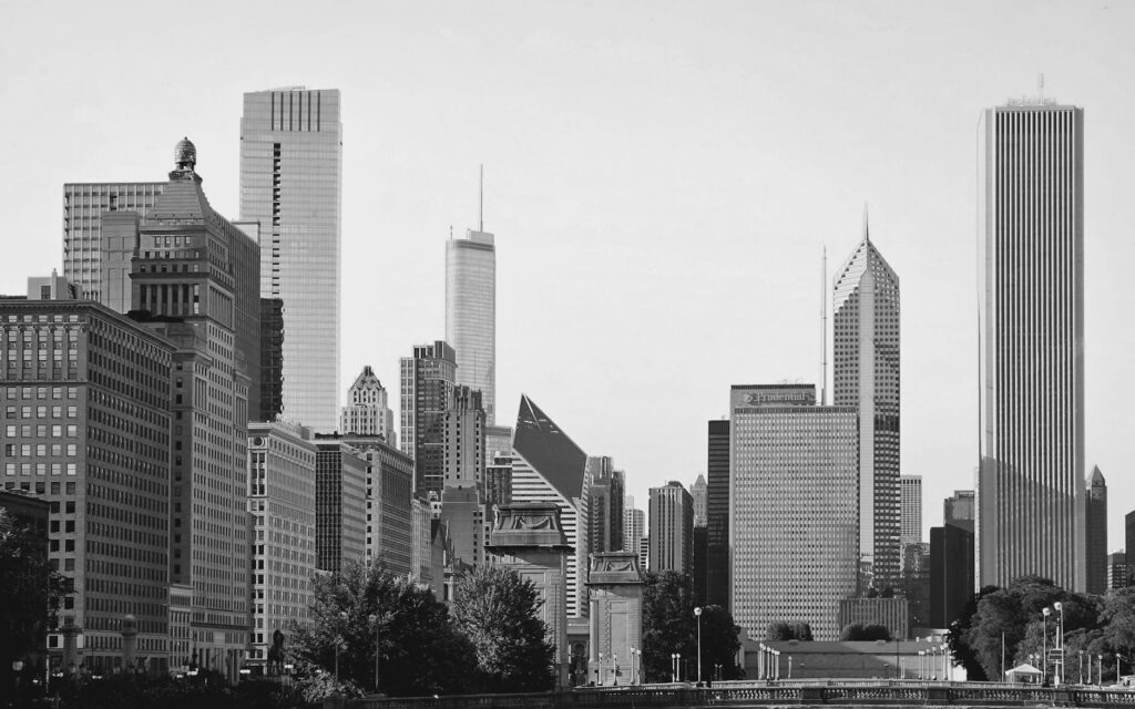 Chicago historical figures collage