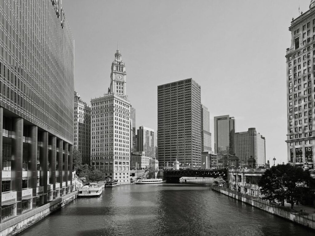 Chicago skyline historical figures