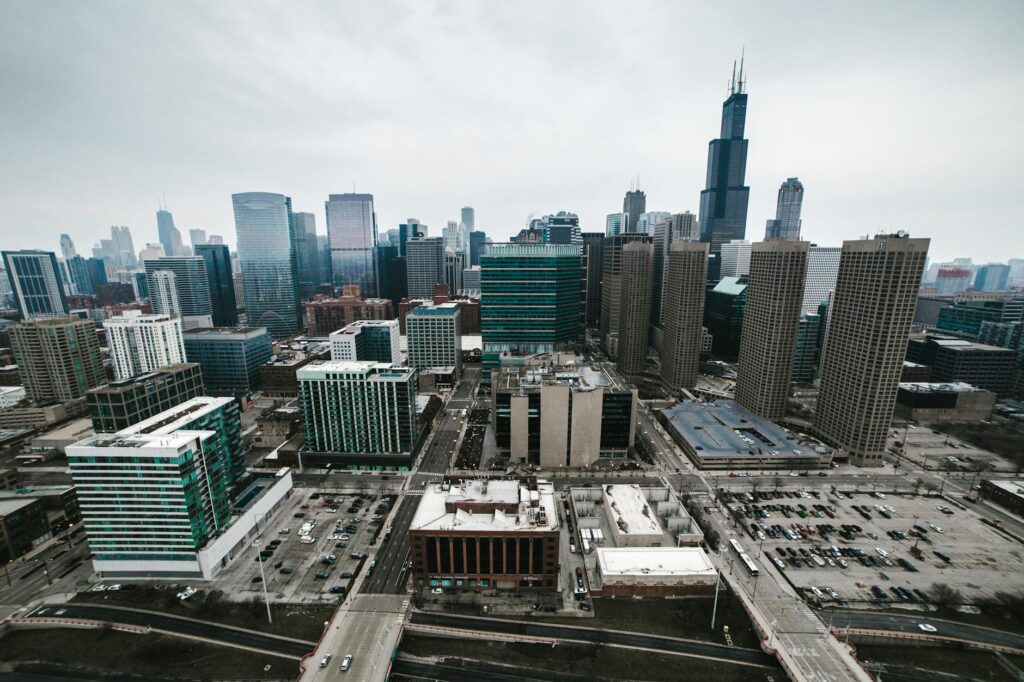 chicago skyline poverty