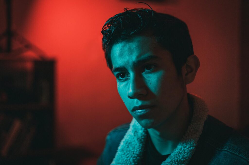 cinematic portrait lighting