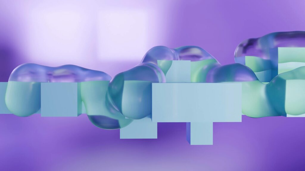 AI cloud computing abstract