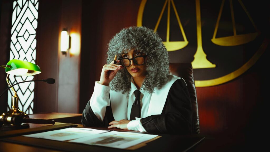 courtroom scales justice