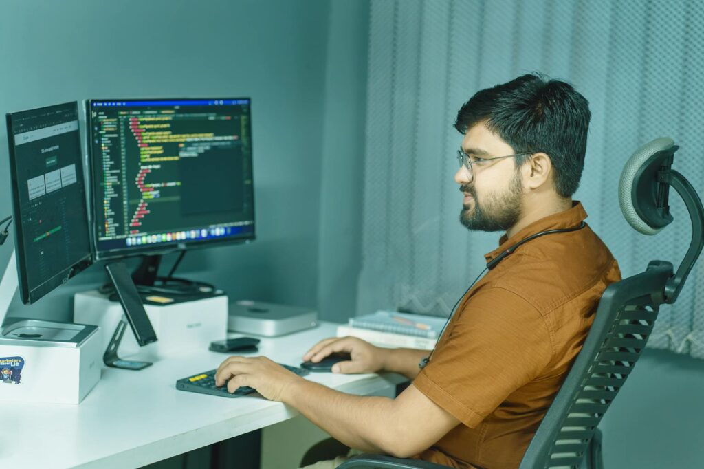 developer working with AI bias mitigation tools
