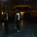 diverse actors on stage and film set