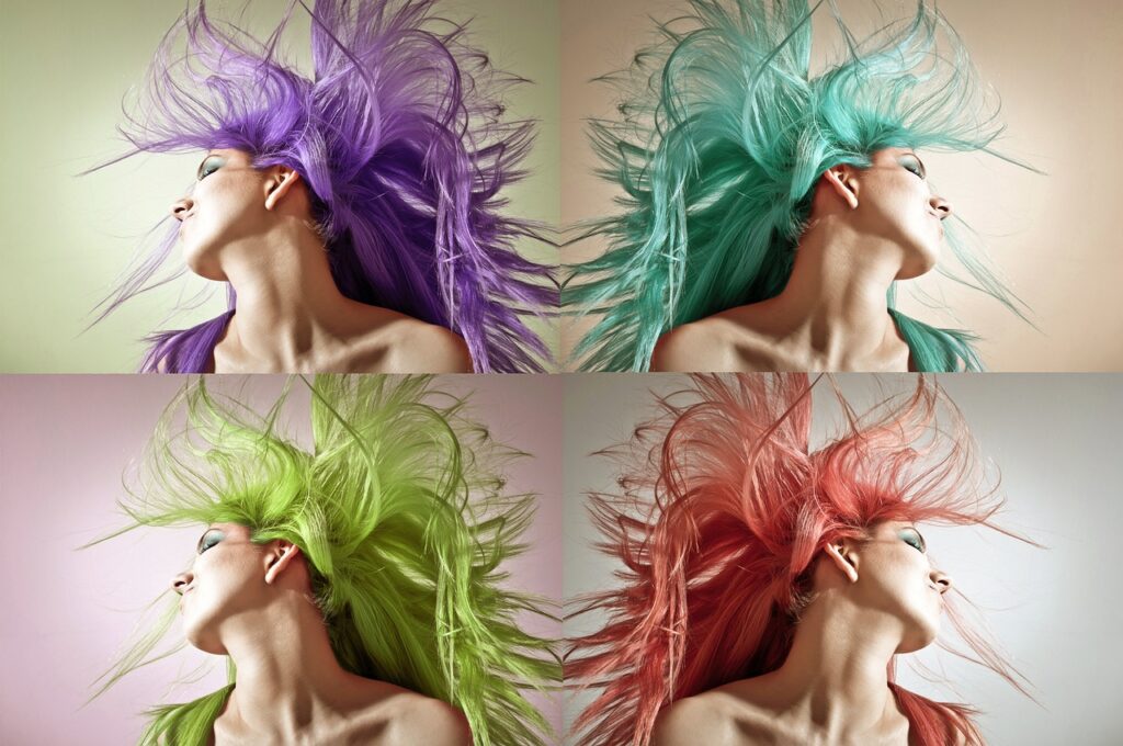 diverse art styles collage
