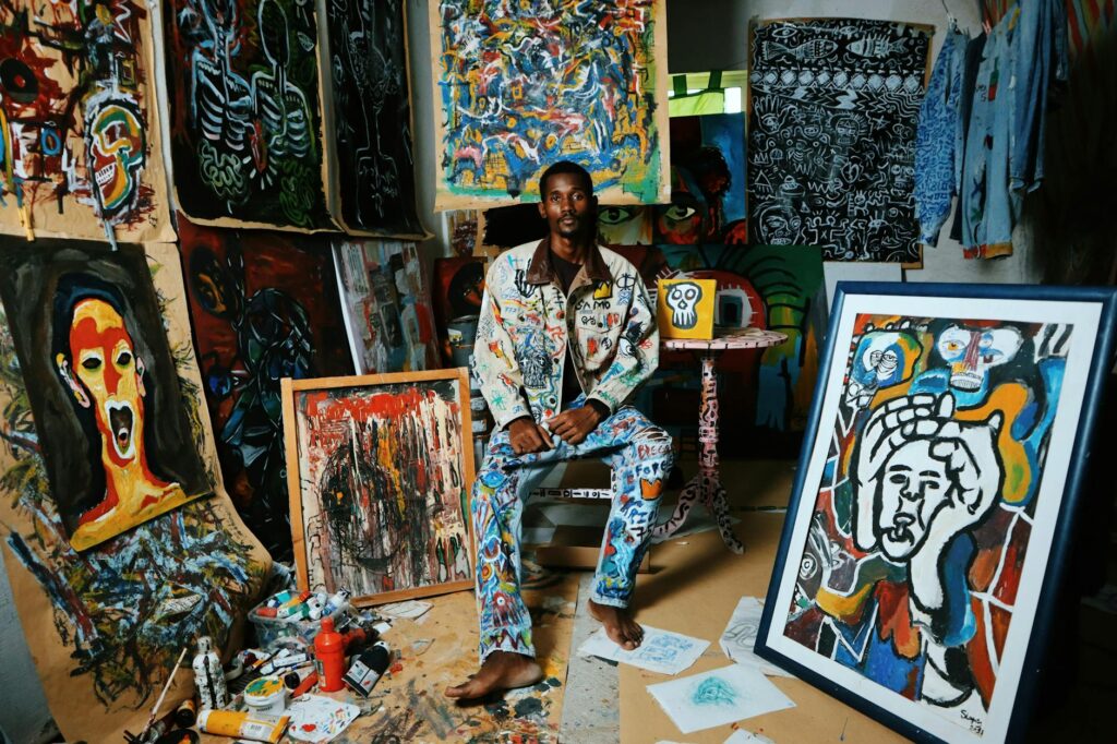 diverse contemporary art exhibition