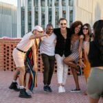 diverse group enjoying shared activity