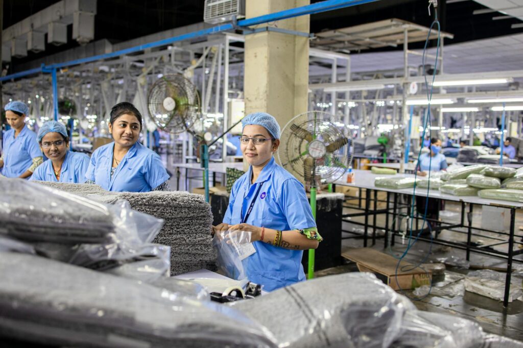 ethical fashion production line