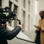 filmmaker interviewing subject