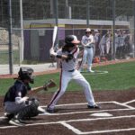 JUCO baseball player analyzing data