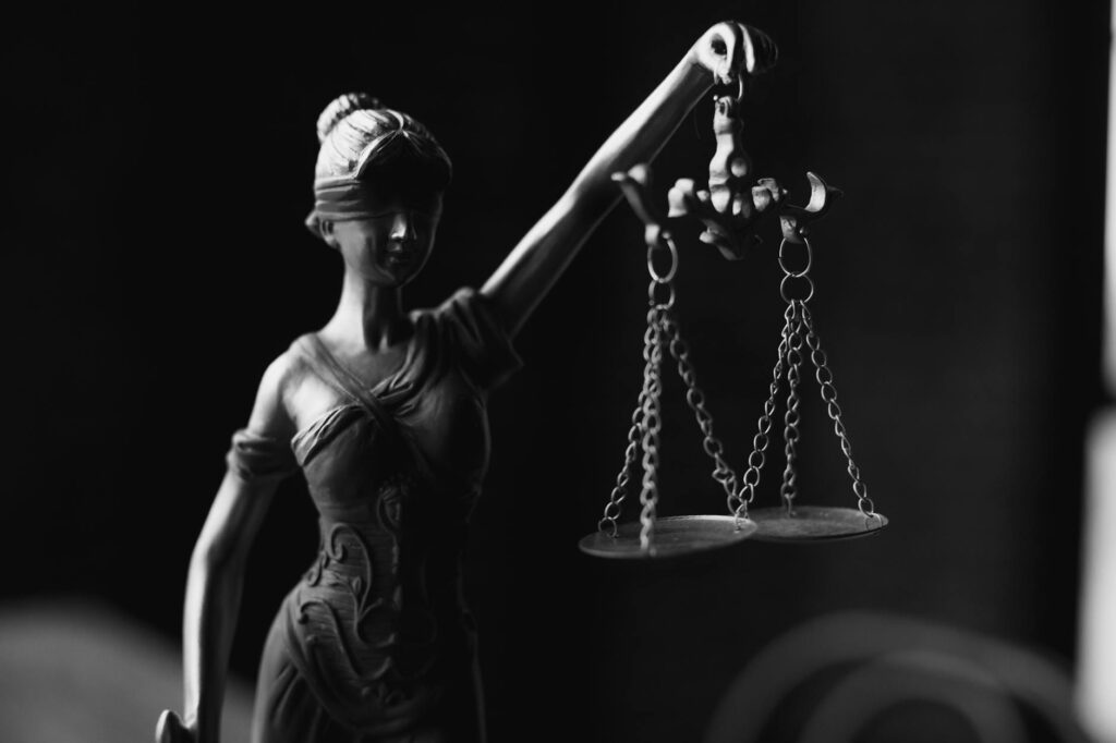 justice scales victim