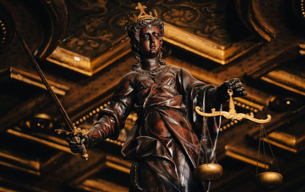 justice scales victim