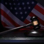 lawyer in courtroom