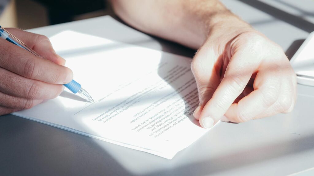 legal document signing